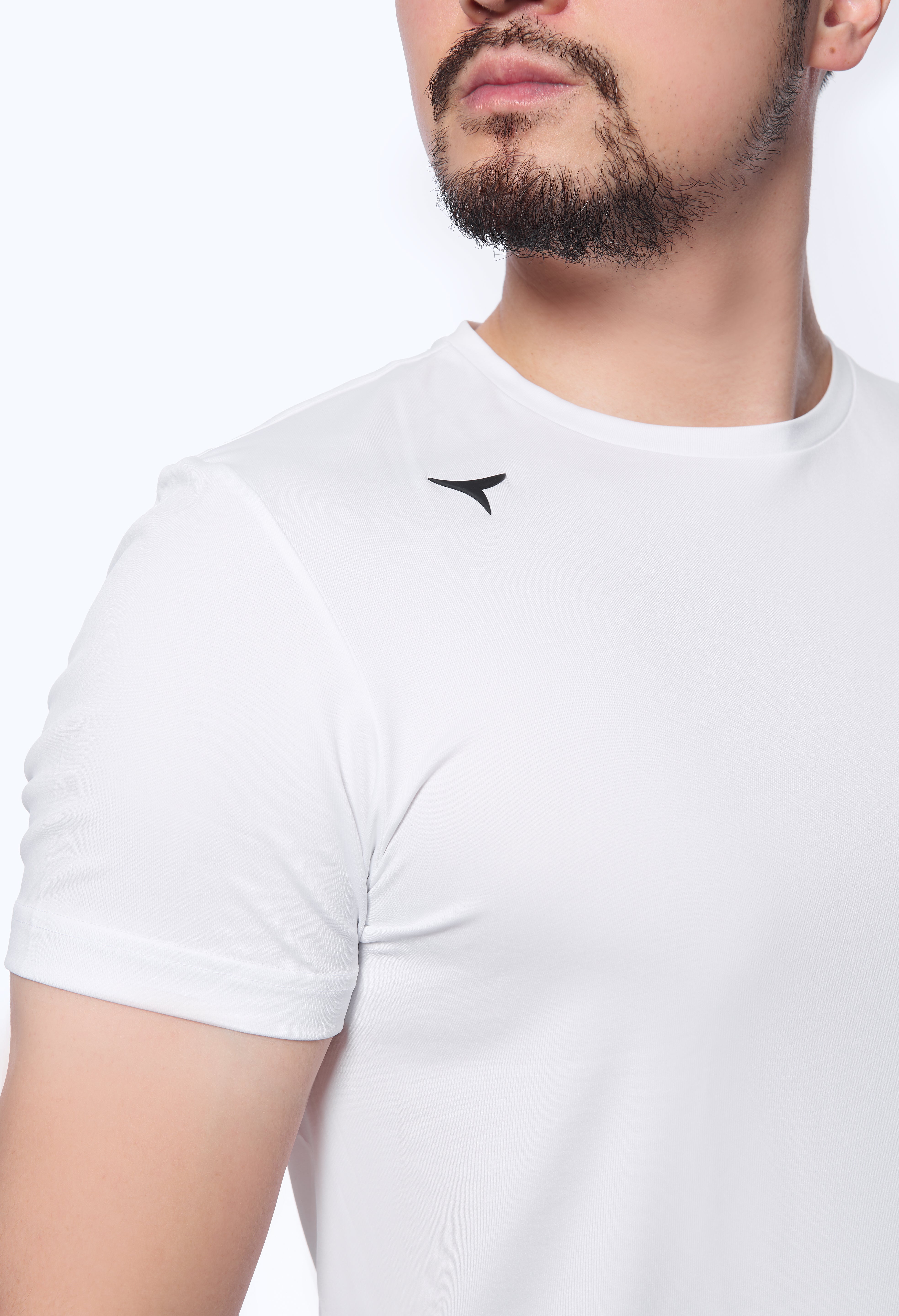 Tengri Genesis Activewear T-Shirt - Male Regular-fit Arctic White