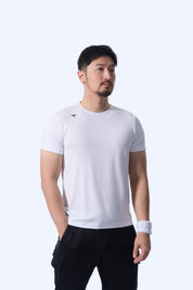Tengri Genesis 男裝運動T恤 - 北極白
