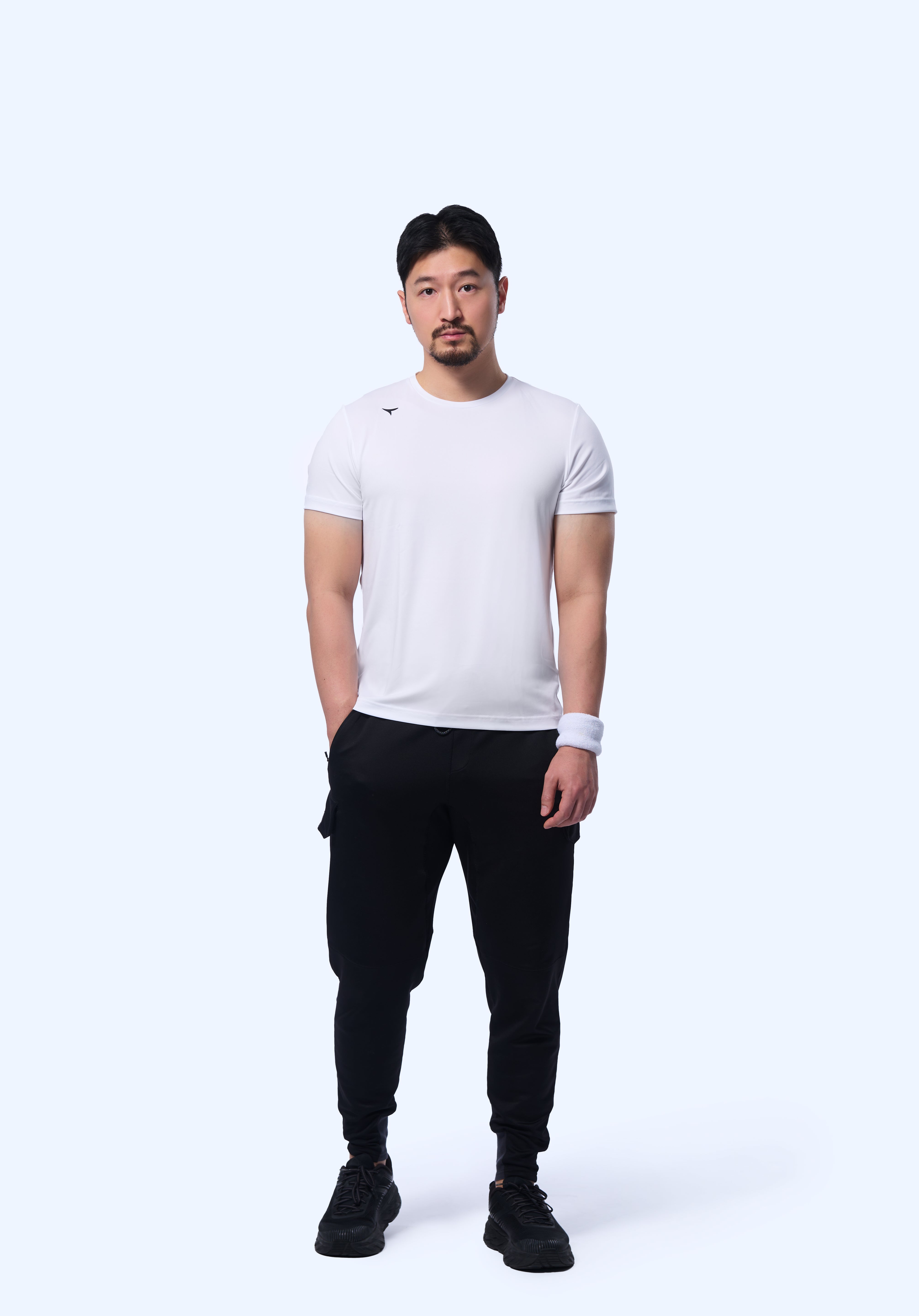 Tengri Genesis Activewear T-Shirt - Male Regular-fit Arctic White